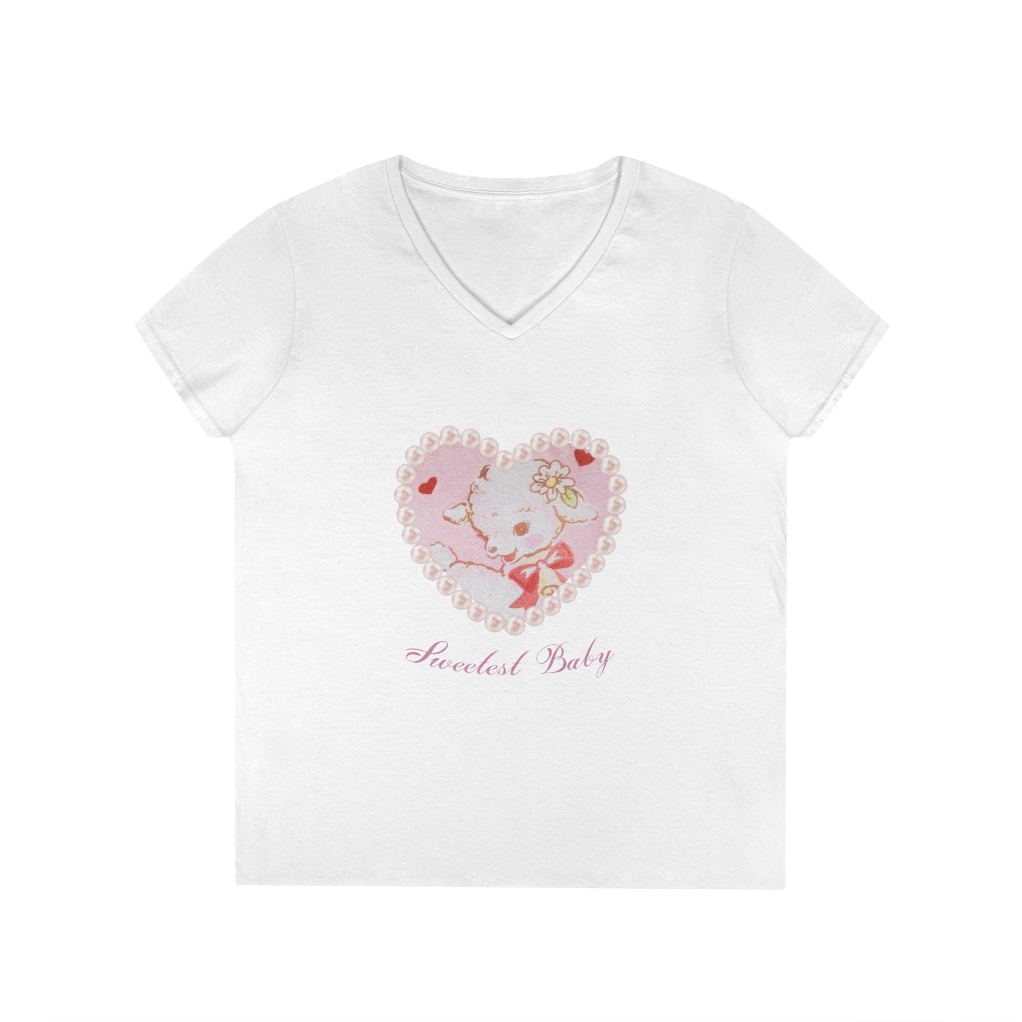 Sweetest Baby V-Neck T-Shirt